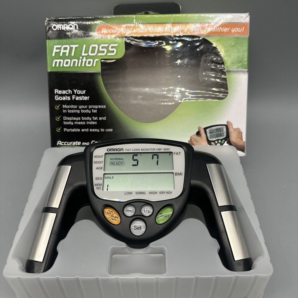 Omron HBF-306C Body Fat Loss Monitor BMI Analyzer Handheld Digital Tester